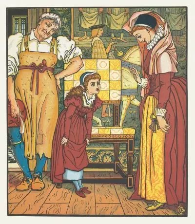 Goody Two Shoes Pl 1 av Walter Crane