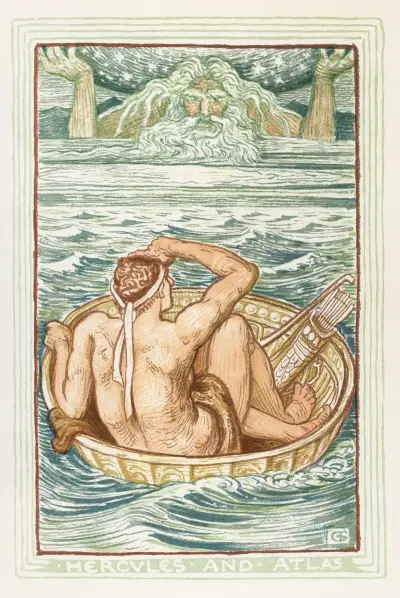 Hercules and Atlas von Walter Crane