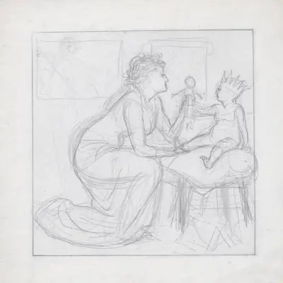 Hans Majestät Babyn Pl.2 av Walter Crane