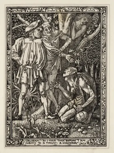 Illustration to Shakespeare’s Tempest von Walter Crane