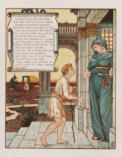Jack och bönstjälken pl. 4 av Walter Crane