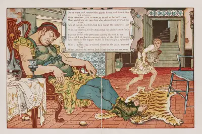 Jack och bönstjälken pl. 5 av Walter Crane