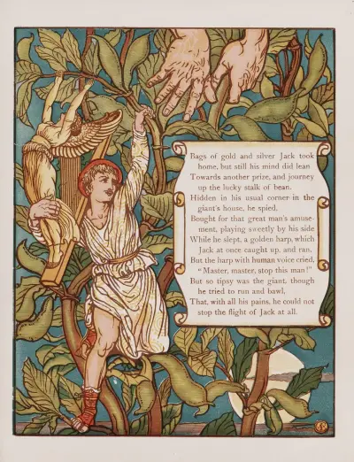 Jack och bönstjälken Pl.7 av Walter Crane
