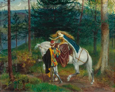 Den sköna damen utan förbarmande av Walter Crane