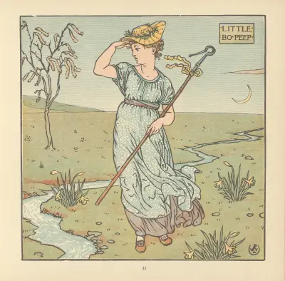 Little Bo-Peep av Walter Crane