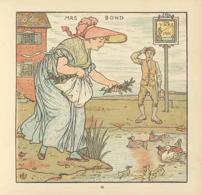 Mrs. Bond, 1876 – nr 2 av Walter Crane