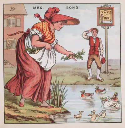 Mrs Bond av Walter Crane
