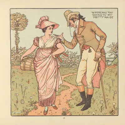 Min vackra flicka av Walter Crane