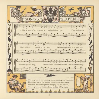 Song of Sixpence av Walter Crane