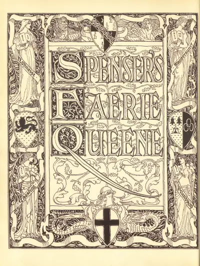 Spensers Älvornas drottning, plansch 3 av Walter Crane