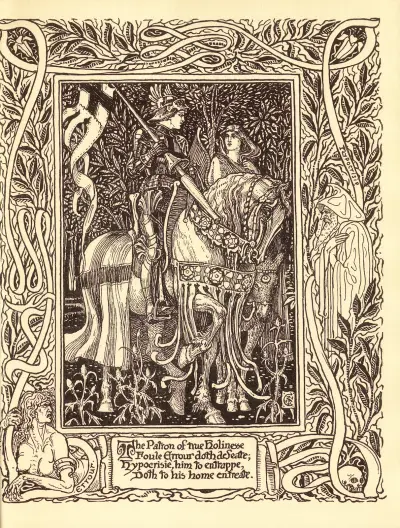 Spenser’s Faerie queene Pl.06, Walter Crane