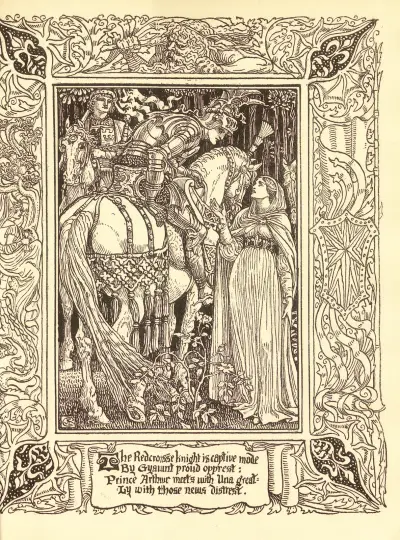 Spenser’s Faerie queene Pl.12, Walter Crane