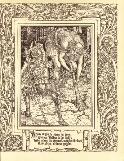 Spenser’s Faerie queene Pl.13 av Walter Crane
