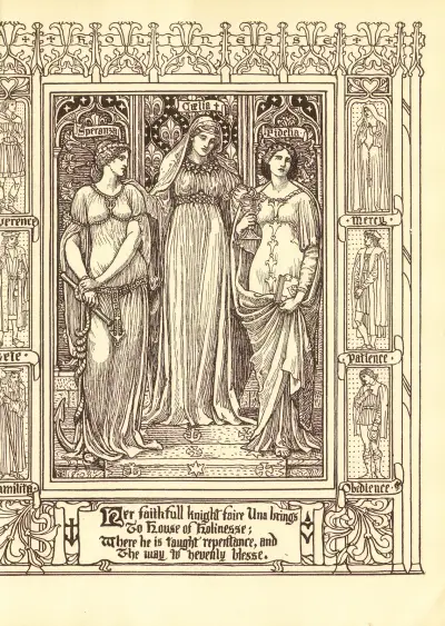 Spenser’s Faerie queene Pl.15, Walter Crane