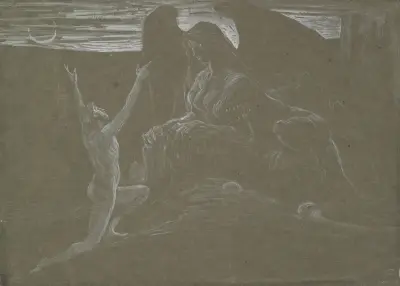 The Riddle of the Sphinx von Walter Crane