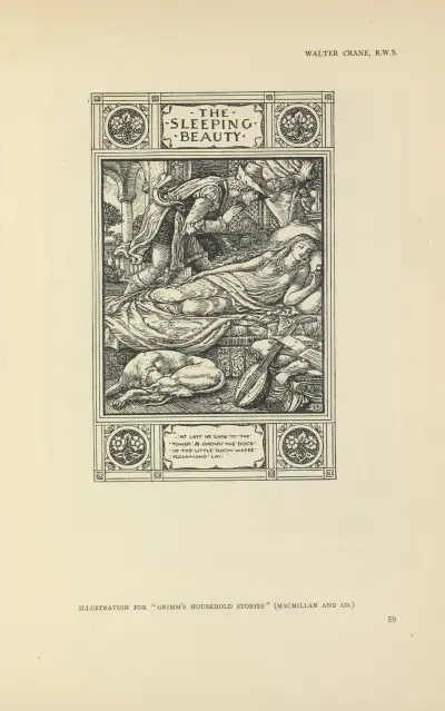 Törnrosa – Grimms sagor av Walter Crane
