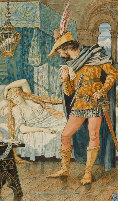 Törnrosa av Walter Crane