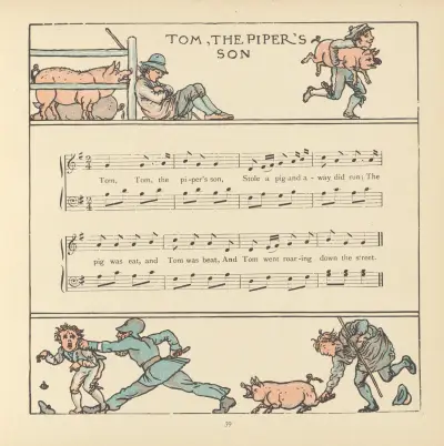 Tom, the Piper’s Son av Walter Crane