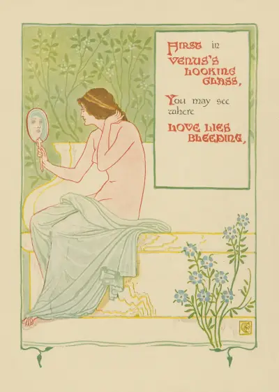 Venus spegel av Walter Crane