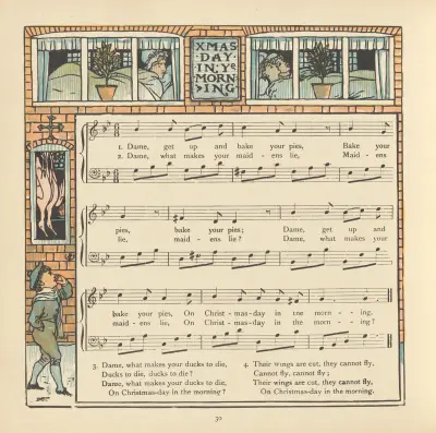 Xmas Day in ye Morning av Walter Crane