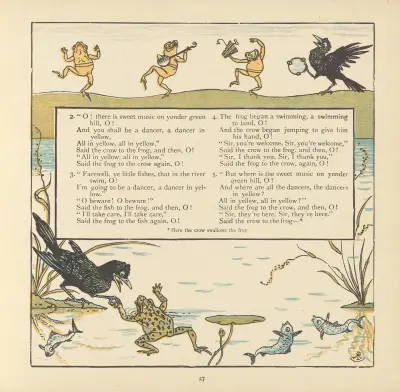 Grodan och kråkan av Walter Crane