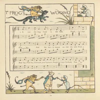 Grodorna friar av Walter Crane