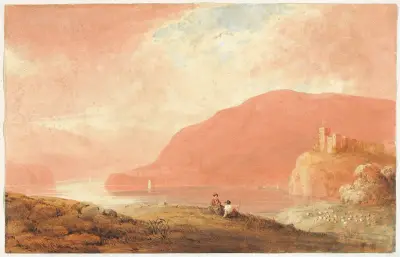 Castle on a River av Robert Walter Weir