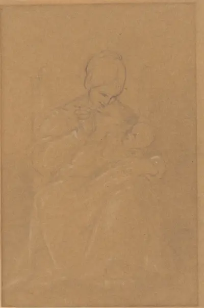 Mother and Child av Robert Walter Weir
