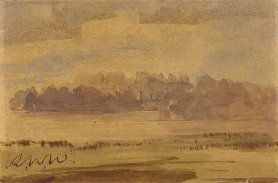 View of West Point av Robert Walter Weir