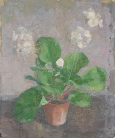 Stillleben mit Blumentopf av Walther Gamerith