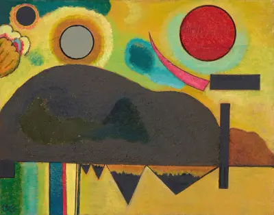 Anfang (Beginning) av Wassily Kandinsky