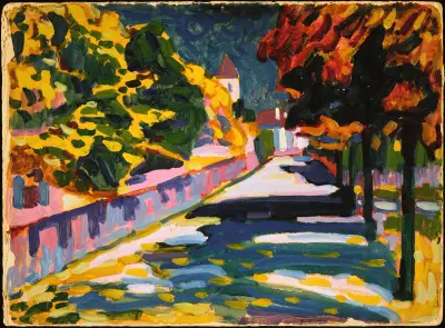 Autumn in Bavaria av Wassily Kandinsky