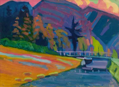 Bei Oberau av Wassily Kandinsky
