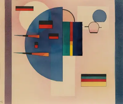 Beruhigt (Calmed) av Wassily Kandinsky