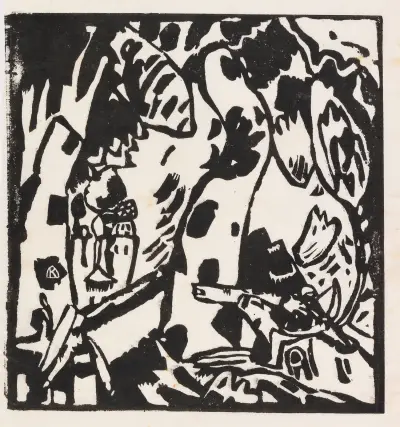 Bogenschütze av Wassily Kandinsky