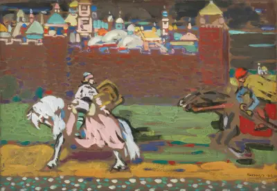 Crusaders av Wassily Kandinsky