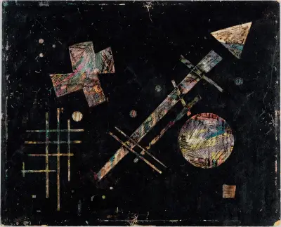 Einzelne Klänge (Isolated Sounds) av Wassily Kandinsky