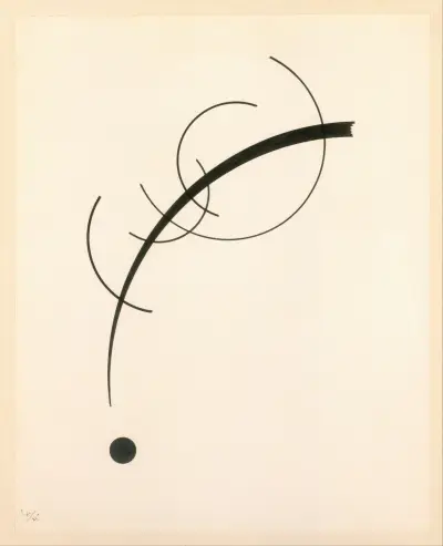 Free Curve to the Point – Accompanying Sound of Geometric Curves av Wassily Kandinsky