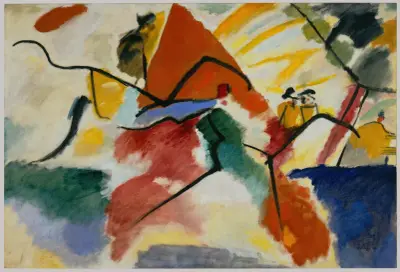 Impression V (Park) av Wassily Kandinsky