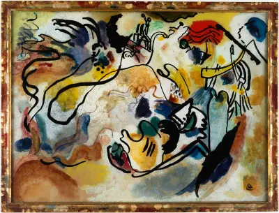 Jüngster Tag (The Day of the Last Judgement) av Wassily Kandinsky
