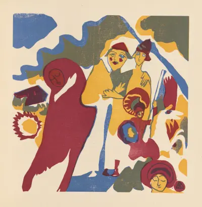 Klänge Pl.07 av Wassily Kandinsky