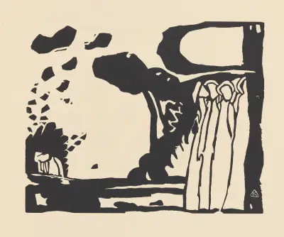 Klänge Pl.10 av Wassily Kandinsky