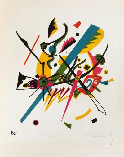 Kleine Welten (Small Worlds) I, 1922 – nr 1 av Wassily Kandinsky