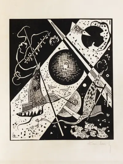 Kleine Welten (Small Worlds) VI, 1922 – nr 1 av Wassily Kandinsky