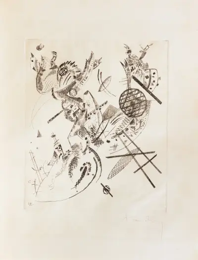 Kleine Welten (Small Worlds) XII av Wassily Kandinsky