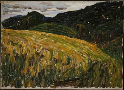 Kochel, Mountain Prairie av Wassily Kandinsky
