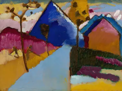 Kochel – Straight Street av Wassily Kandinsky