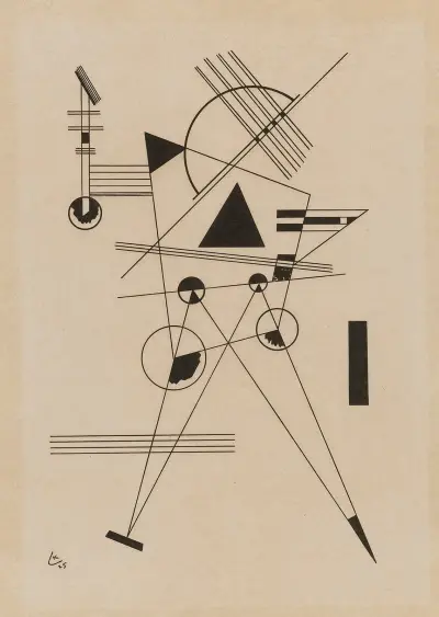 Lithographie No. 1 (R. 185), 1925 – nr 2 av Wassily Kandinsky