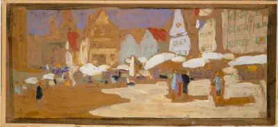 Marktplatz av Wassily Kandinsky