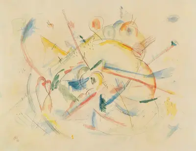 Ohne Titel, 1915 – nr 1 av Wassily Kandinsky
